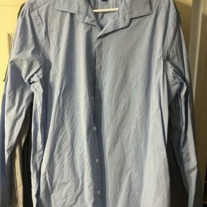 Apt. 9 Men's Slim Fit Light Blue Button Down Shirt